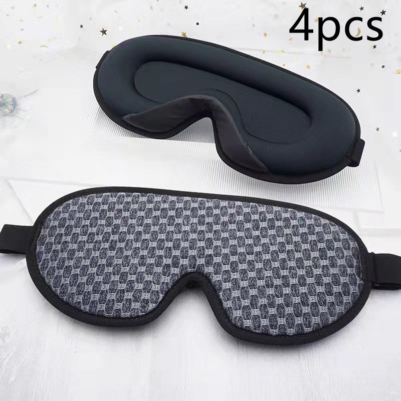 3D Sleeping Eye Mask Stereo Breathable Black Shading Eye Mask